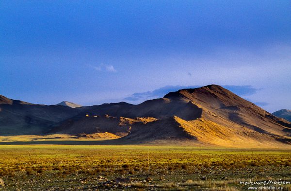 Höhenzüge im Abendlicht, Altai - Gebirge, Mongolei