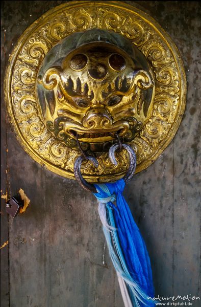 Türknauf in Form eines Löwenkopfes, Kloster Erdene Zuu, ,