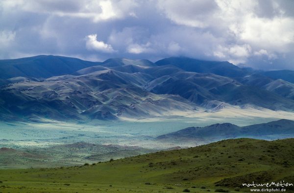 Dshargalant Gebirge, Erosion, Regenwolken, ,