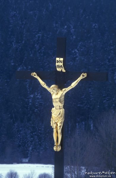 Kreuz mit goldenem Christus, Passau, Bayreuth, Deutschland