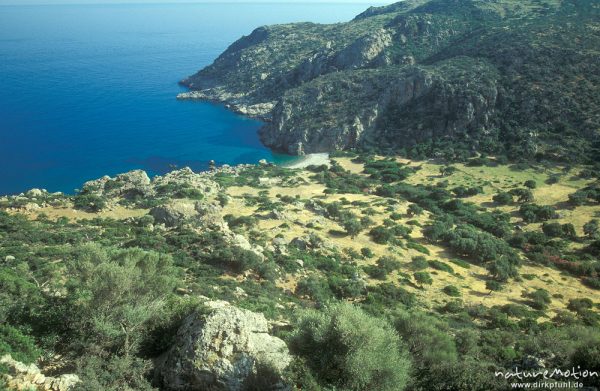 Küste, Nachbarbucht von Sugia, Kreta, Griechenland