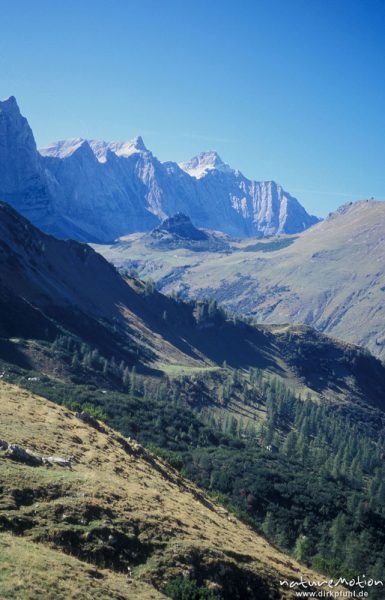 Laliderer Wände, Blick von Gumpenspitze, Karwendel, Östereich