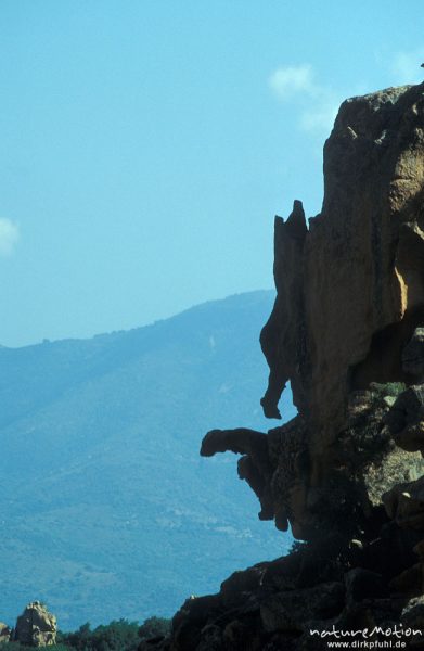 Felsformation, Calanche bei Porto, Korsika, Frankreich