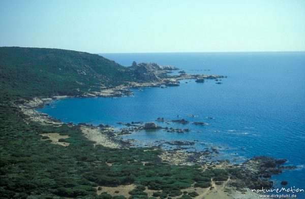 Felsküste bei Campomoro, Korsika, Frankreich