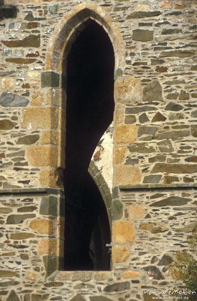 Fenster und Kreuzgang, Abbay de Beauport, Paimpol, Bretagne, Frankreich