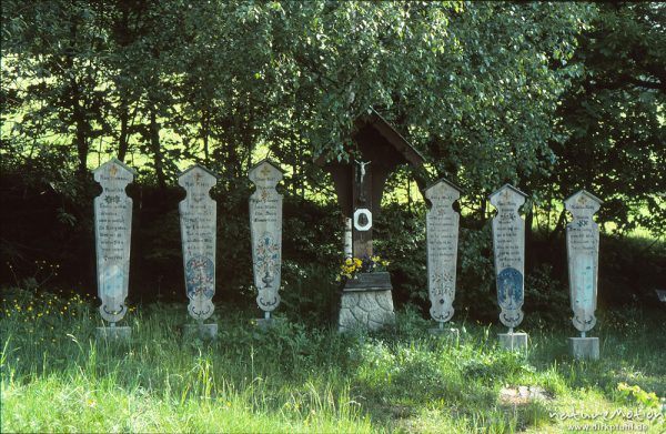 Bayrisch Eisenstein, Totenbretter, Bayrischer Wald, Deutschland